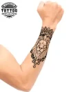 tatouage-ephemere-lion-majestueux-avant-bras-durable-realiste tatouage-ephemere-lion-majestueux-avant-bras-durable-realiste