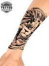 tatouage-avant-bras-ephemere-lion-homme-design-sauvage-et-masculin
