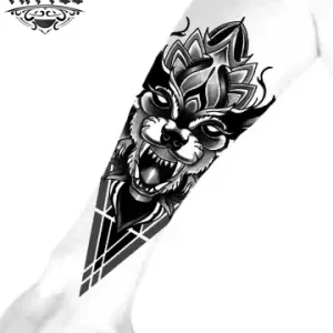 tatouage ephemere avant bras loup homme realiste tatouage ephemere avant bras loup homme realiste