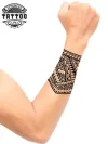 tatouage-avant-bras-ephemere-maori-homme-style-tribal tatouage-avant-bras-ephemere-maori-homme-style-tribal
