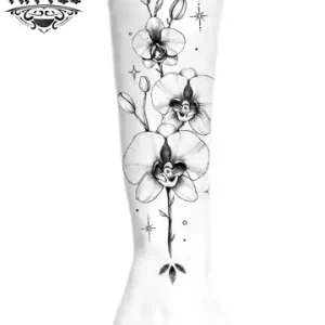 tatouage-ephemere-avant-bras-orchidee-elegant-durable tatouage-ephemere-avant-bras-orchidee-elegant-durable
