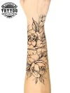 tatouage-ephemere-avant-bras-pivoine-floral tatouage-ephemere-avant-bras-pivoine-floral