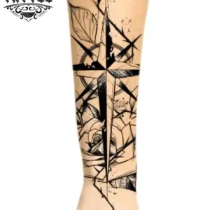 tatouage-avant-bras-ephemere-rose-des-vents-discret-et-style tatouage-avant-bras-ephemere-rose-des-vents-discret-et-style