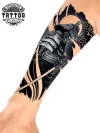 tatouage-avant-bras-ephemere-samourai-realistic-homme-femme tatouage-avant-bras-ephemere-samourai-realistic-homme-femme