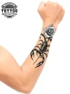 tatouage-avant-bras-scorpion-ephemere-realiste tatouage-avant-bras-scorpion-ephemere-realiste