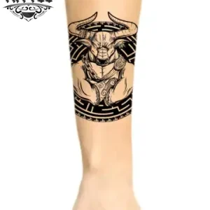 tatouage-ephemere-avant-bras-motif-taureau-realiste tatouage-ephemere-avant-bras-motif-taureau-realiste
