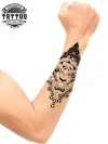 tatouage-avant-bras-ephemere-tigre-design-unique