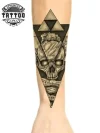 tatouage-avant-bras-ephemere-triangle-design-unique tatouage-avant-bras-ephemere-triangle-design-unique