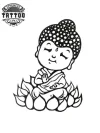 tatouage-ephemere-bebe-bouddha-bouddhisme tatouage-ephemere-bebe-bouddha-bouddhisme