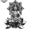 tatouage bouddhisme ephemere bouddha mandala image produit tatouage bouddhisme ephemere bouddha mandala image produit