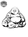 tatouage-ephemere-bouddha-rieur-bouddhisme