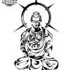 tatouage bouddhisme éphémère bouddha tribal
