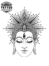 tatouage ephemere bouddhisme femme spirituelle design floral tatouage ephemere bouddhisme femme spirituelle design floral