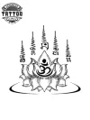 tatouage bouddhisme ephemere priere spirituelle