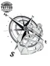 tatouage-boussole-3d-design-realiste-tatouage-ephemere tatouage-boussole-3d-design-realiste-tatouage-ephemere