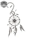 tatouage-ephemere-boussole-attrape-reve-waterproof-durable tatouage-ephemere-boussole-attrape-reve-waterproof-durable
