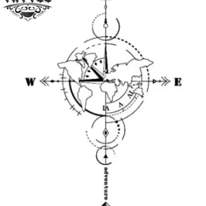 tatouage-ephemere-boussole-carte-du-monde-design-temporaire-intemporel tatouage-ephemere-boussole-carte-du-monde-design-temporaire-intemporel