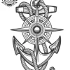 tatouage-ephemere-boussole-ancre-design-marin tatouage-ephemere-boussole-ancre-design-marin