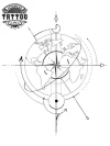 tatouage-ephemere-boussole-carte-decalcomanie-temporaire tatouage-ephemere-boussole-carte-decalcomanie-temporaire