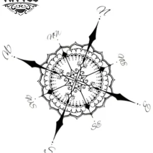 tatouage-ephemere-boussole-femme-design-elegant tatouage-ephemere-boussole-femme-design-elegant