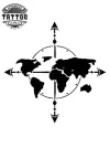 tatouage-ephemere-boussole-mappemonde-style-voyageur tatouage-ephemere-boussole-mappemonde-style-voyageur