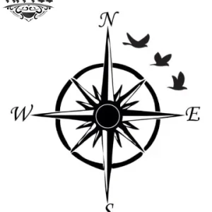 tatouage-boussole-oiseau-orientation-aventure-ephemere tatouage-boussole-oiseau-orientation-aventure-ephemere