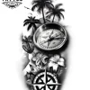 tatouage-boussole-ephemere-realiste-waterproof-biocompatible tatouage-boussole-ephemere-realiste-waterproof-biocompatible