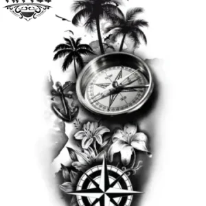 tatouage-boussole-ephemere-realiste-waterproof-biocompatible tatouage-boussole-ephemere-realiste-waterproof-biocompatible