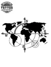 tatouage-ephemere-boussole-terre-style-aventure tatouage-ephemere-boussole-terre-style-aventure