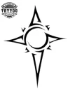 tatouage-boussole-ephemere-tribal-design-temporaire-waterproof tatouage-boussole-ephemere-tribal-design-temporaire-waterproof