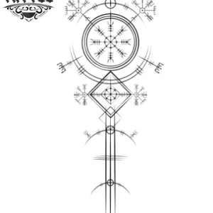 tatouage-ephemere-boussole-viking-temporaire-unique tatouage-ephemere-boussole-viking-temporaire-unique