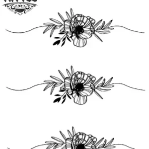 tatouage-ephemere-bracelet-coquelicot-floral-elegant tatouage-ephemere-bracelet-coquelicot-floral-elegant