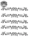 tatouage-ephemere-bracelet-fleur-poignet tatouage-ephemere-bracelet-fleur-poignet