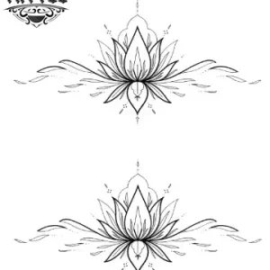 tatouage-ephemere-bracelet-lotus-fleur-style-elegance tatouage-ephemere-bracelet-lotus-fleur-style-elegance