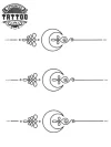 tatouage-ephemere-bracelet-lune-design-tendance tatouage-ephemere-bracelet-lune-design-tendance