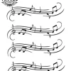 tatouage bracelet ephemere note de musique musical élégant tatouage bracelet ephemere note de musique musical élégant