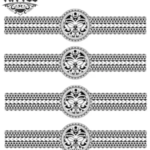 tatouage-ephemere-bracelet-polynesien-design-unique tatouage-ephemere-bracelet-polynesien-design-unique