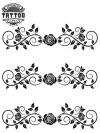 tatouage-ephemere-bracelet-rose-design-elegant-tendance