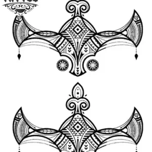 tatouage-ephemere-bracelet-samoan-style-polynesien tatouage-ephemere-bracelet-samoan-style-polynesien