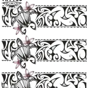 tatouage-bracelet-ephemere-tahitien-femme-style-polynesien tatouage-bracelet-ephemere-tahitien-femme-style-polynesien
