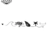 tatouage tortue bracelet éphémère île paradisiaque océan tatouage tortue bracelet éphémère île paradisiaque océan
