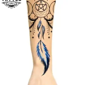 tatouage-avant-bras-ephemere-attrape-reve-moderne tatouage-avant-bras-ephemere-attrape-reve-moderne