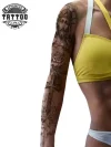 tatouage-bras-ephemere-croix-design-spirituel tatouage-bras-ephemere-croix-design-spirituel