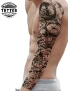 tatouage-bras-ephemere-boussole tatouage-bras-ephemere-boussole