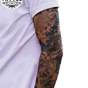 tatouage-bras-carp-koi-ephemere tatouage-bras-carp-koi-ephemere