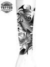 tatouage-avant-bras-femme-ephemere-carpe-koi-elegant-artistique tatouage-avant-bras-femme-ephemere-carpe-koi-elegant-artistique