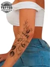 tatouage-bras-ephemere-motif-fleur-realiste tatouage-bras-ephemere-motif-fleur-realiste