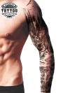 tatouage-bras-ephemere-foret-magique tatouage-bras-ephemere-foret-magique