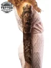 tatouage-BRAS-ephemere-lion-femme-pour-bras tatouage-BRAS-ephemere-lion-femme-pour-bras
