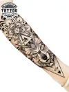 tatouage-ephemere-mandala-bras tatouage-ephemere-mandala-bras